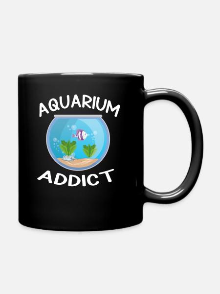 Aquarium - Tasse einfarbig - Schwarz