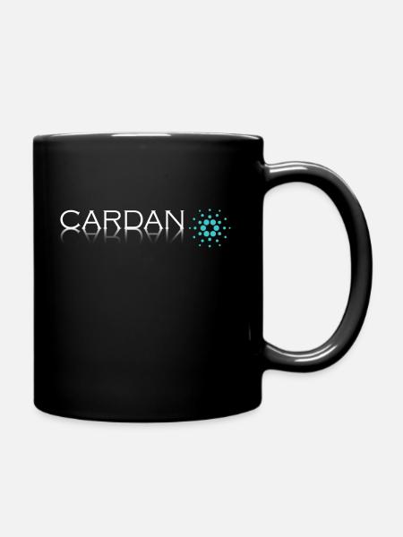 Cryptocurrency Cardano Project - T-Shirt - Full Colour Mug - black