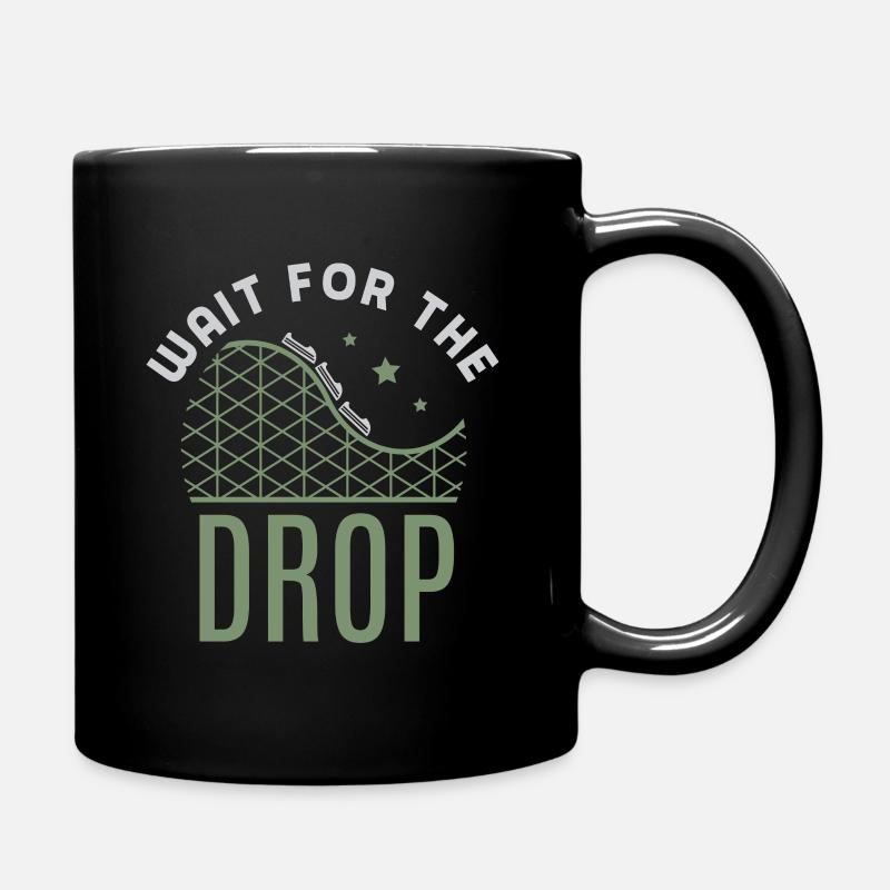 Roller coaster Gifts for a Roller coaster Fan - Full Colour Mug - black