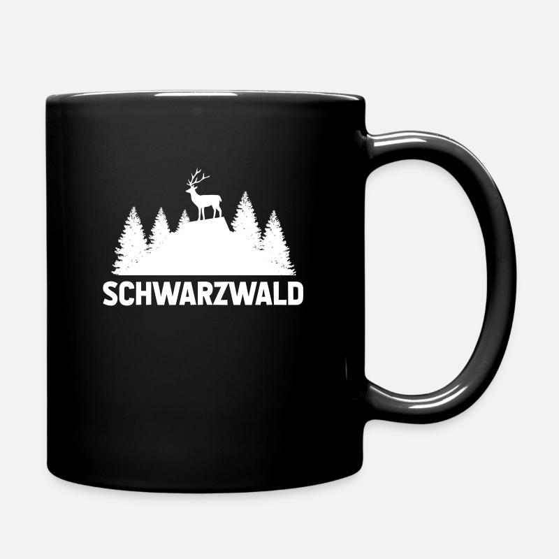 Schwarzwald - Tasse einfarbig - Schwarz