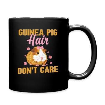 Guinea pig saying for a guinea pig - Full Colour Mug - black - Right