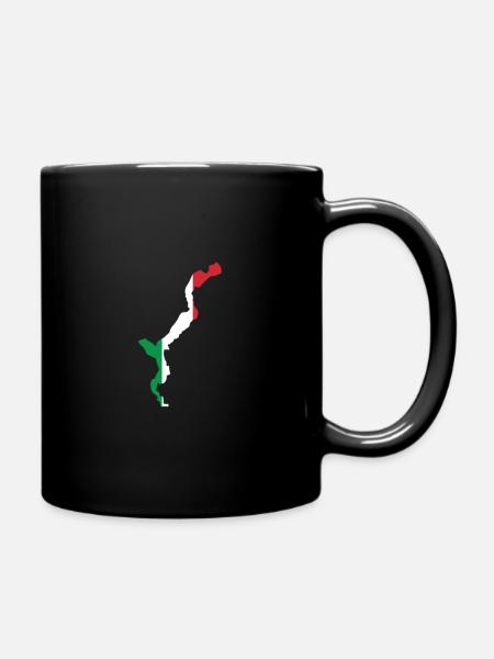 Lago Maggiore Italien - Tasse einfarbig - Schwarz