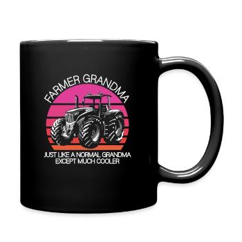 Farmer Grandma - Mug uni - noir - Droite