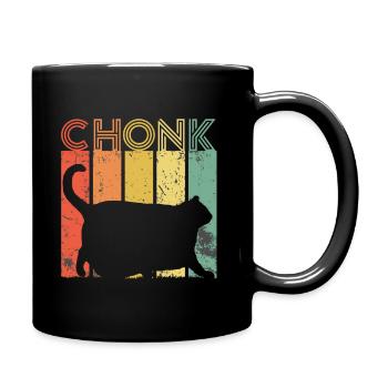 chonk - Full Colour Mug - black - Right