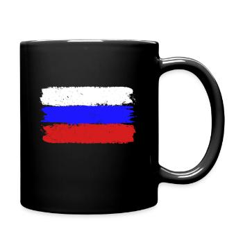 Drapeau de la Russie - Mug uni - noir - Droite