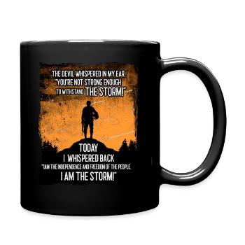 Soldier Army Saying - Full Colour Mug - black - Right