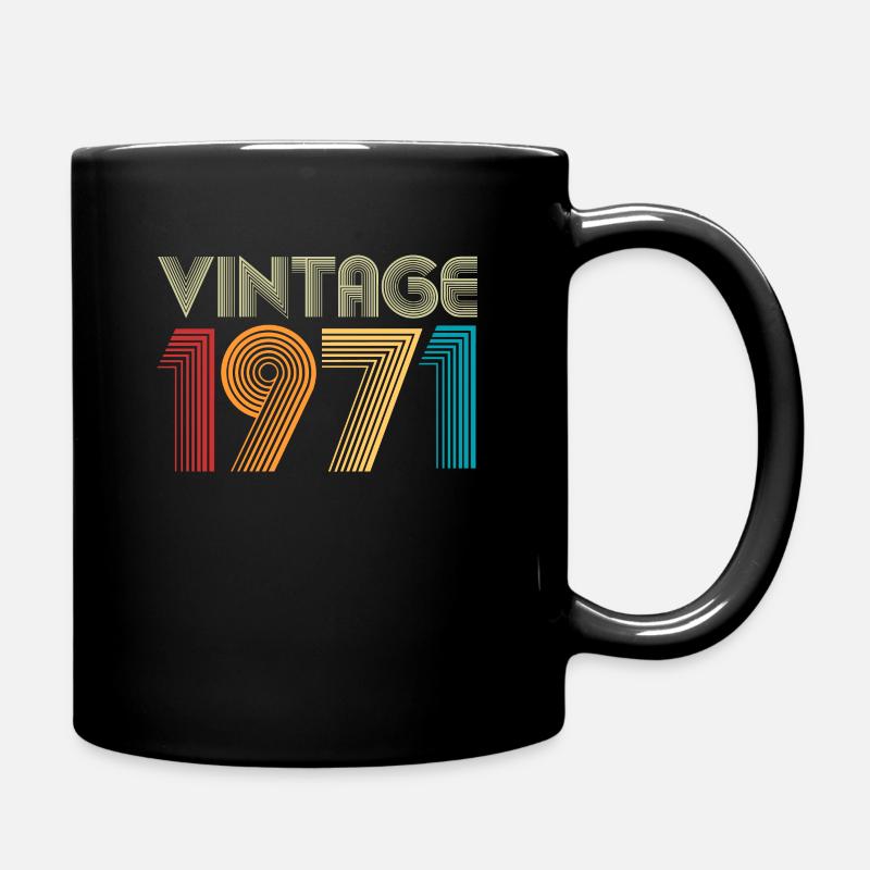 Vintage 1971 - Mug uni - noir