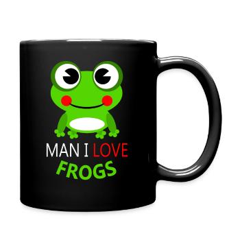 Frog - Full Colour Mug - black - Right
