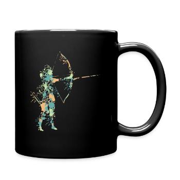 archery - Full Colour Mug - black - Right