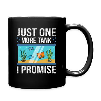 Aquarium - Tasse einfarbig - Schwarz - Rechts