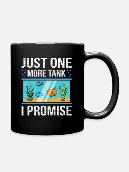 Aquarium - Tasse einfarbig - Schwarz