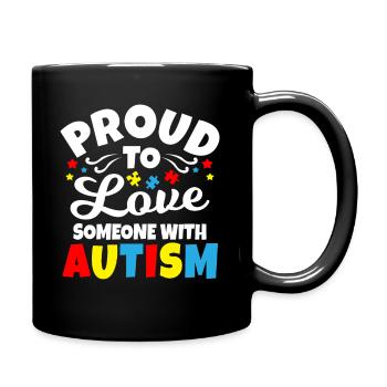 Autism - Full Colour Mug - black - Right