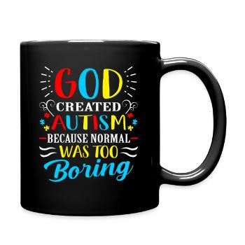 Autism Awarenesss Respect cadeau de chemise - Mug uni - noir - Droite