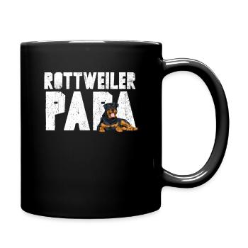 Rottweiler Papa - Full Colour Mug - black - Right