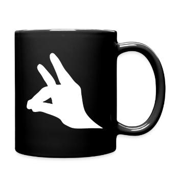 Grundschullehrer Pädagoge Schweigefuchs Lehrer - Tasse einfarbig - Schwarz - Rechts