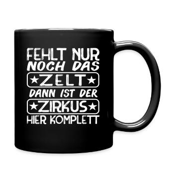 Witziger Spruch Arbeitskollege Geburtstag Geschenk - Tasse einfarbig - Schwarz - Rechts
