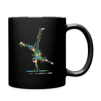 Calisthenics - Tasse einfarbig - Schwarz - Rechts
