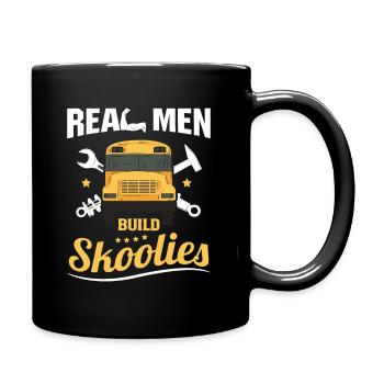 Le bus scolaire pour un bricoleur de Skoolie - Mug uni - noir - Droite