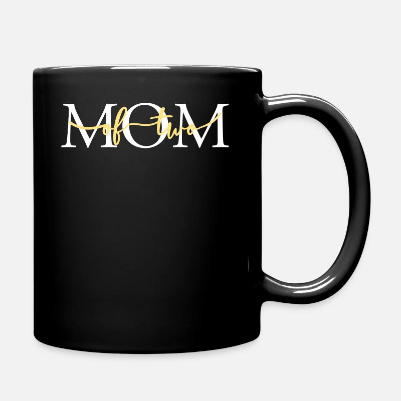 Mama Kinder - Tasse einfarbig - Schwarz