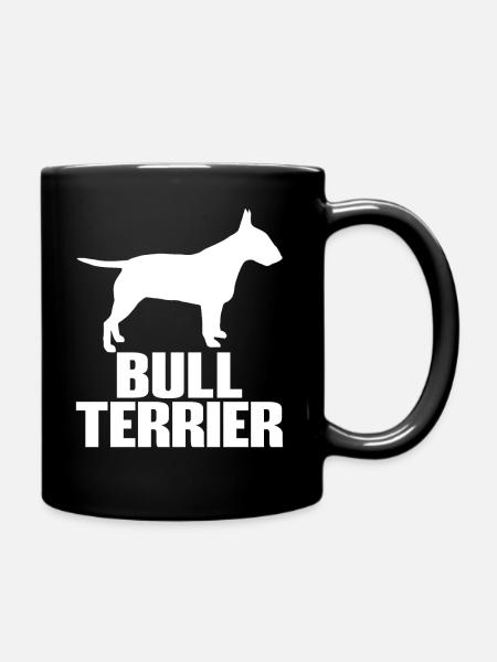 Bull Terrier Bull Terrier Dog Gift - Full Colour Mug - black