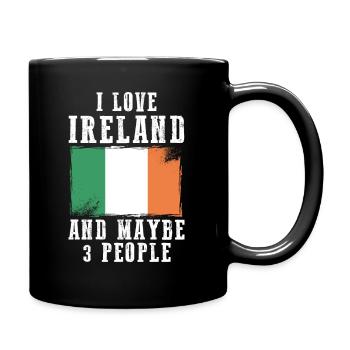 Irlande Drapeau Irlandais Irlandais Drôles de phrases - Mug uni - noir - Droite