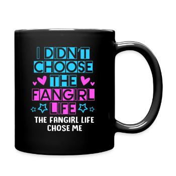 K-Pop Fan Korea Fangirl - Tasse einfarbig - Schwarz - Rechts