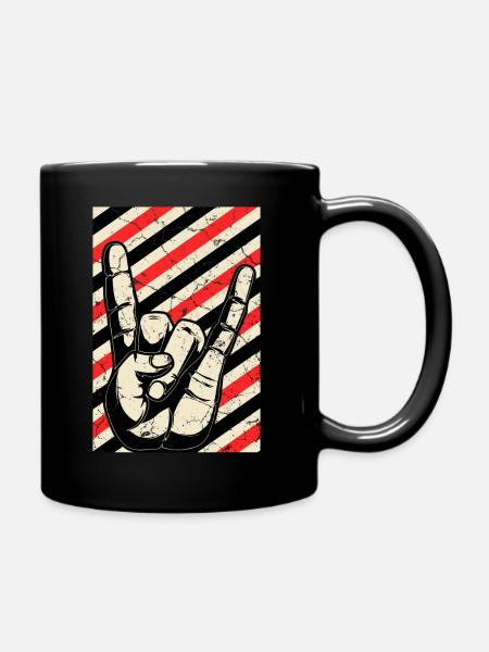 Vintage Punkrock Punks Punk - Tasse einfarbig - Schwarz