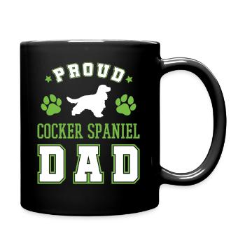 Cocker Spaniel - Full Colour Mug - black - Right