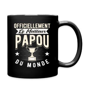 Meilleur Papour Du Monde Cadeaux - Mug uni - noir - Droite