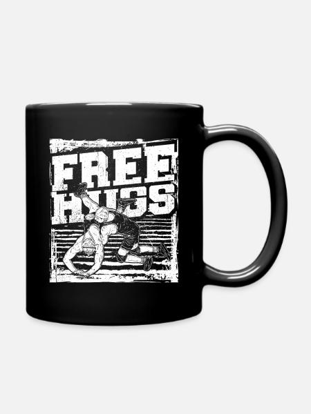 Wrestling - Tasse einfarbig - Schwarz