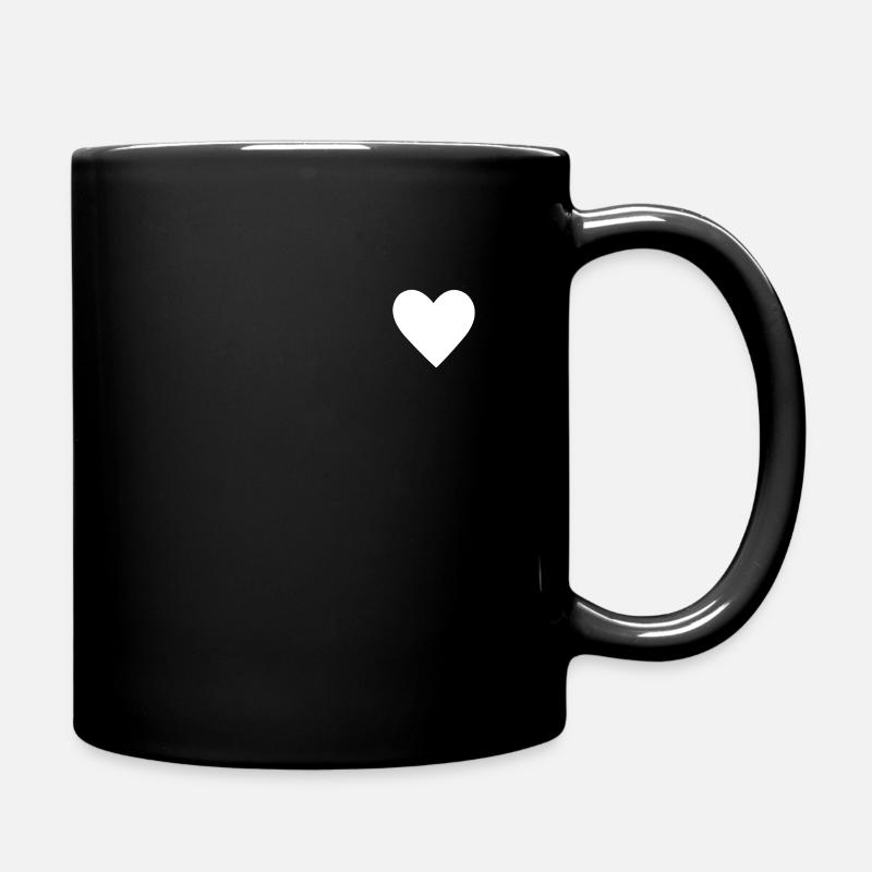 Cœur de cœur - Mug uni - noir