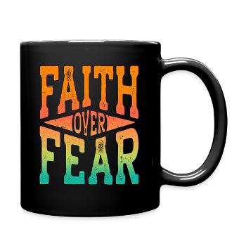 Priant Dieu Foi Prière Jésus-Christ - Mug uni - noir - Droite
