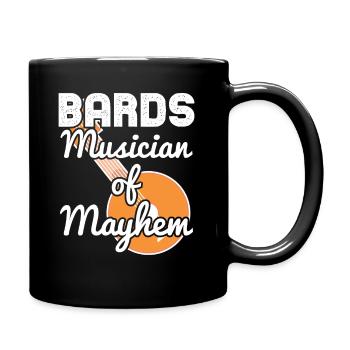 Musiciens de Bards de Chaos - Mug uni - noir - Droite