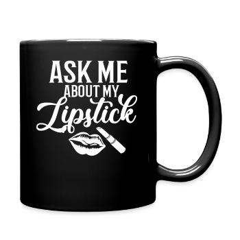 Rouge à lèvres Lèvres Rouges Make up Artiste - Mug uni - noir - Droite