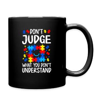 Autism Awareness - Full Colour Mug - black - Right