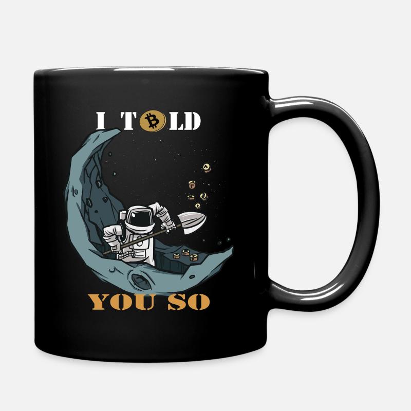 Bitcoin - Mug uni - noir