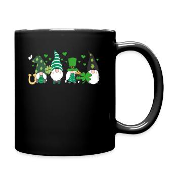 St Patrick’s Jour nains lutins lutins - Mug uni - noir - Droite