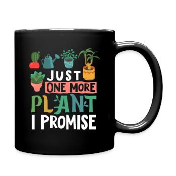 Pflanzen Gartenarbeit Gärtner Geschenk - Tasse einfarbig - Schwarz - Rechts