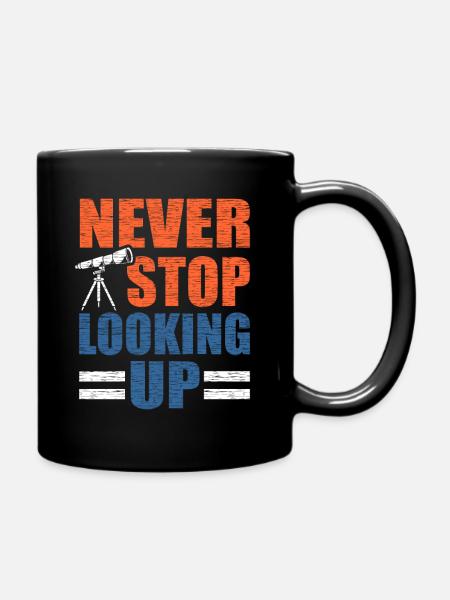 Astronomie - Tasse einfarbig - Schwarz