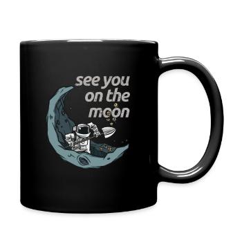 Voir sur la Lune Cryptocurrency Crypto Miner - Mug uni - noir - Droite