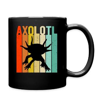 Axolotl Axolotls amphibies rétro cadeau - Mug uni - noir - Droite