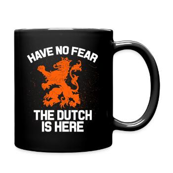 Netherlands Tshirt Holland Amsterdam Gift Flag - Full Colour Mug - black - Right