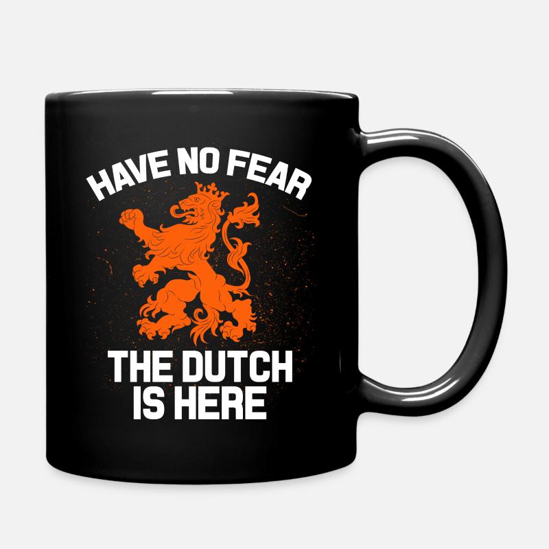 Niederlande Tshirt Holland Amsterdam Geschenk Flag - Tasse einfarbig - Schwarz