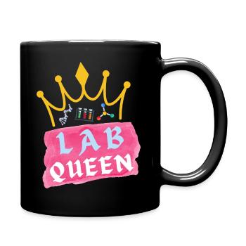 LAB QUEEN - #LABLIFE - LABORATORY QUEEN - Tasse einfarbig - Schwarz - Rechts