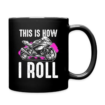 This is how i Roll - Mug uni - noir - Droite