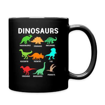 dinosaur - Full Colour Mug - black - Right