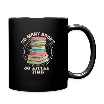 Bibliothécaire design pour un ver de bibliothèque - Mug uni - noir - Droite