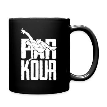 Parkour culture corporelle Outdoor Workout - Mug uni - noir - Droite