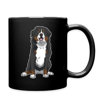 Berner Sennenhund Geschenk - Mug uni - noir - Droite