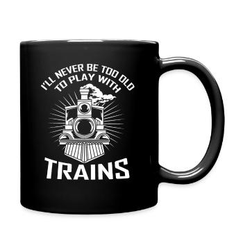 Modéliser locomotive locomotive locomotive train - Mug uni - noir - Droite